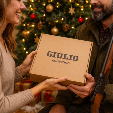 GIULIO Férfi Vadász Ajándékcsomag – Valódi Bőr Pénztárca &amp; Öv Szett