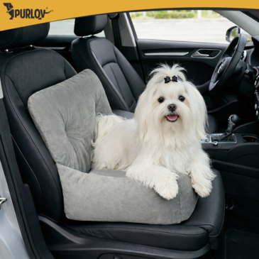 Autósülés kutyáknak és macskáknak, vízálló hordozó autósülésekhez 53x42x30 cm