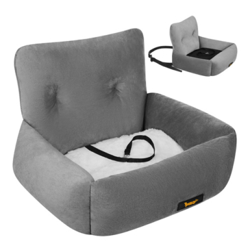 Autósülés kutyáknak és macskáknak, vízálló hordozó autósülésekhez 53x42x30 cm