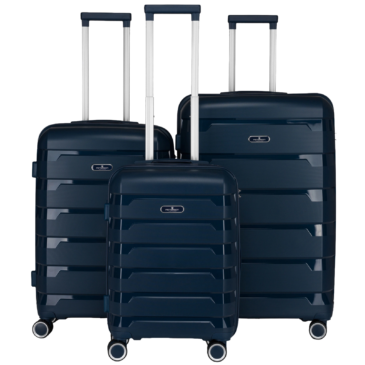 Peterson 3 részes bőrönd szett TSA számzárral