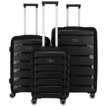 Peterson 3 részes bőrönd szett TSA számzárral