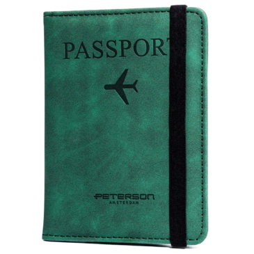 Peterson Útlevéltartó zöld színben
