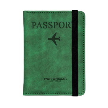 Peterson Útlevéltartó zöld színben