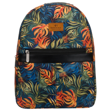 Tágas női városi hátizsák divatos mintában