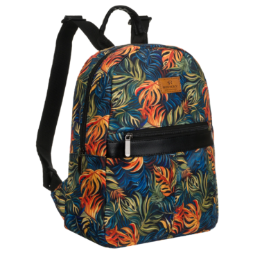 Tágas női városi hátizsák divatos mintában