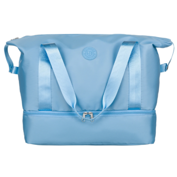 Bővíthető Sporttáska/Utazótáska világoskék színben Wizzair méretű 40 x 30 x 20 cm