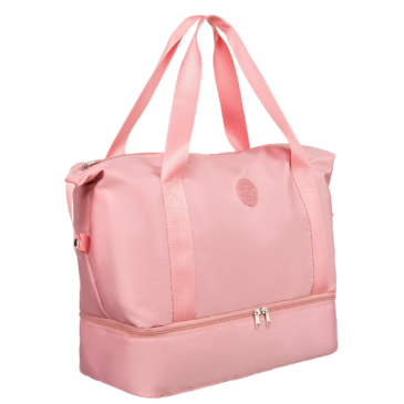 Bővíthető Sporttáska/Utazótáska rózsaszín színben Wizzair méretű 40 x 30 x 20 cm