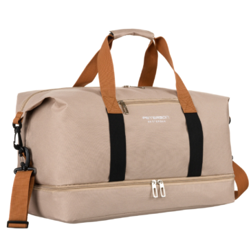 Peterson bézs színű bővíthető Utazótáska/Sporttáska WizzAir méretben