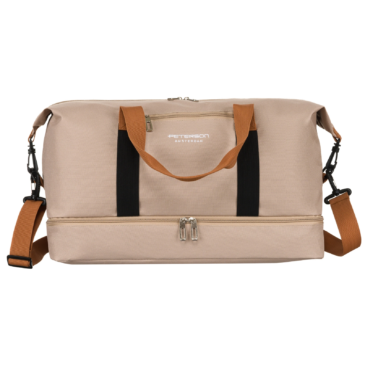 Peterson bézs színű bővíthető Utazótáska/Sporttáska WizzAir méretben