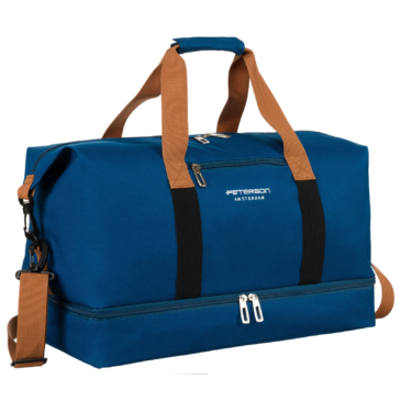 Peterson kék színű bővíthető Utazótáska/Sporttáska WizzAir méretben