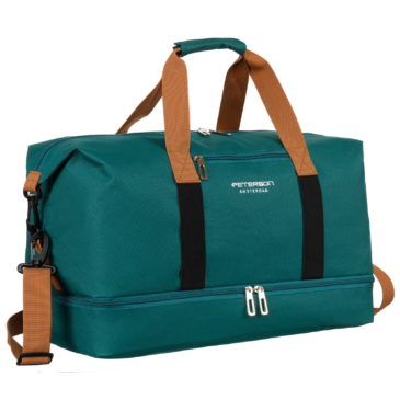 Peterson türkizkék színű bővíthető Utazótáska/Sporttáska WizzAir méretben