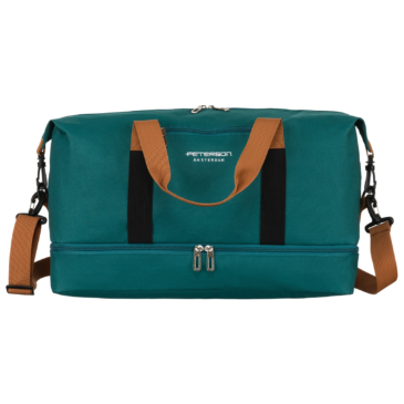 Peterson türkizkék színű bővíthető Utazótáska/Sporttáska WizzAir méretben