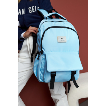 Női Nagyméretű Városi Hátizsák Világoskék színben