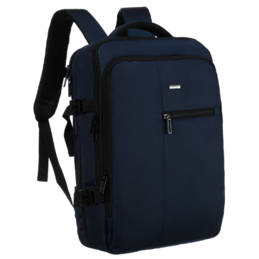 Nagyméretű, vízálló kék utazóhátizsák Bővíthető Méret: 45 x 30 x 20 cm