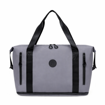 Bőrönd méretű szürke utazótáska/sporttáska 55x40x22 WizzAir elsőbbségi méret