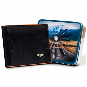 Peterson Valódi bőr Pénztárca RFID védelemmel