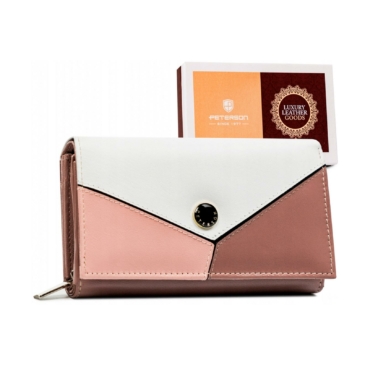 Peterson Valódi bőr Pénztárca