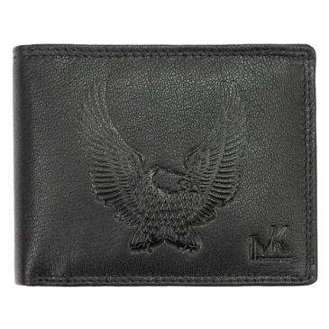 Money Kepper Valódi bőr motoros Pénztárca RFID rendszerrel