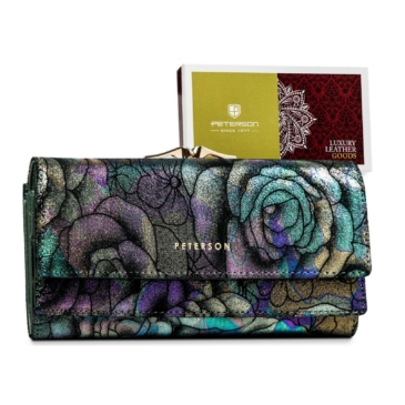 Peterson Valódi bőr Pénztárca
