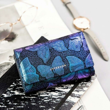 Peterson Valódi bőr Pénztárca