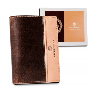 Valódi Bőr férfi pénztárca RFID védelemmel