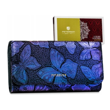 Peterson Valódi bőr Pénztárca