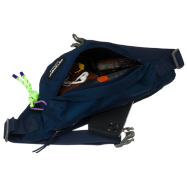 Sportos, tágas kék övtáska - Peterson