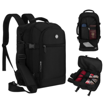 PTN GAWRON-4 utazási hátizsák Fekete