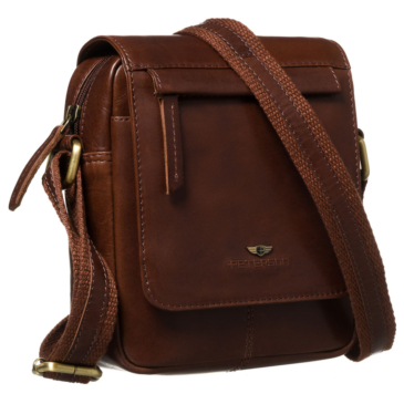 Peterson Valódi Bőr Férfi oldaltáska