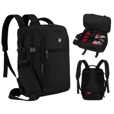 PTN GAWRON-6 utazási hátizsák Fekete