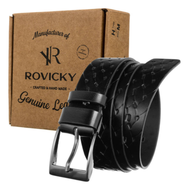 ROVICKY Férfi bőr öv, Méret: 115