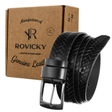 ROVICKY Férfi bőr öv, Méret: 115