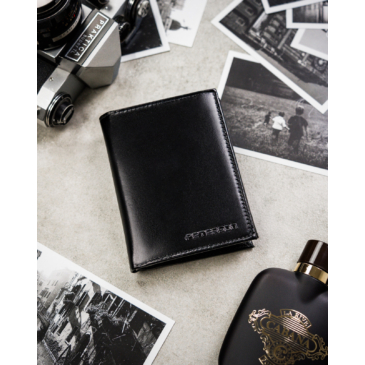 Peterson Elegáns Valódi Bőr Pénztárca és Öv Ajándékcsomag