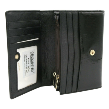 LORENTI Lakk Valódi bőr Női pénztárca