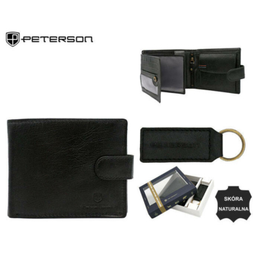 Peterson Férfi pénztárca és kulcstartó ajándékcsomag