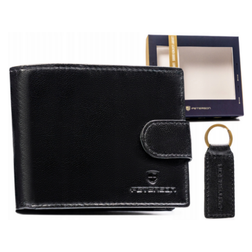 Peterson Férfi pénztárca és kulcstartó ajándékcsomag