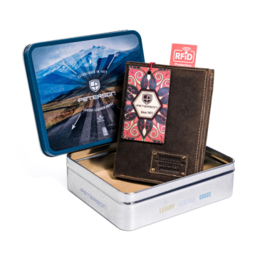 PTN bőr pénztárca 303G-5569 HUNTER