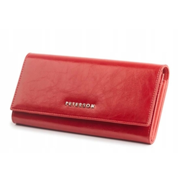 PTN PL-467 Piros bőr pénztárca
