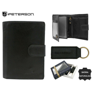 Peterson Férfi pénztárca és kulcstartó ajándékcsomag