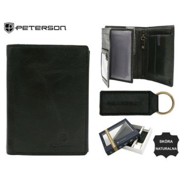 Peterson Férfi pénztárca és kulcstartó ajándékcsomag