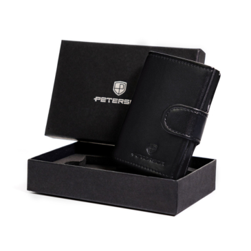 PETERSON PTN 122511901 Fekete eco RFID pénztárca