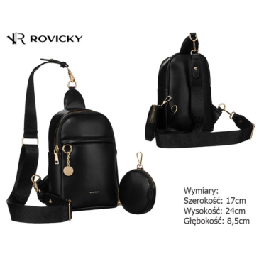 Női Övtáska R-NER-ALE-8 Fekete