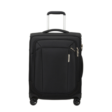 Samsonite Respark Spinner bőrönd 55 cm Black 5 év globális garancia ajándék bőröndhuzattal