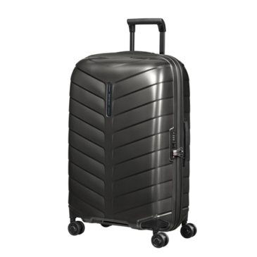 Samsonite Attrix Spinner Bőrönd 69 cm Black 10 év garancia
