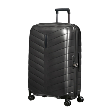 Samsonite Attrix Spinner Bőrönd 75 cm Black 10 év garancia