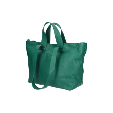 Valódi bőr női táska Zöld M9084