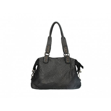 Valódi bőr női táska Fekete S7259