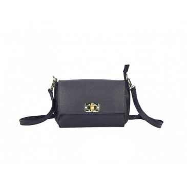 Valódi bőr női táska Sötétkék TR294