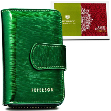 Lakk Valódi bőr női Pénztárca sok kártyatartóval RFID védelemmel