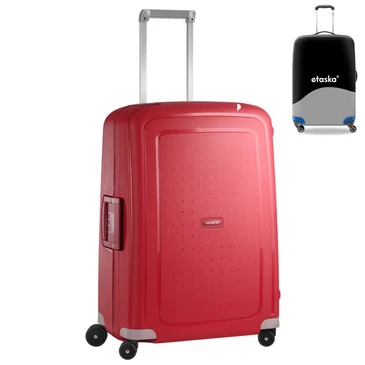 Samsonite S-Cure Spinner bőrönd 69 cm ajándék bőröndhuzattal